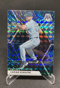 2021 Panini Mosaic Baseball Lucas Giolito Genesis Prizm SSP White Sox - Bild 1 von 2