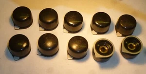 10 x Vintage Bakelite Drehknöpfe Drehknopf f. Potentiometer Drehko. + Co /LF R5 - Bild 1 von 1