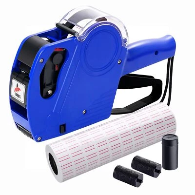 KPX Pistola etiquetadora de precios con 5150 pegatinas para pistola de etiquetas bla