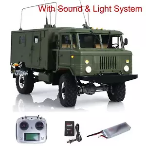 CROSS RC 1/10 GC4M RTR Multi-Functional Military Command Truck Light Sound Smoke - Picture 1 of 12