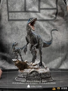 Estatua de lujo de 1/10 azul y beta de Iron Studios Jurassic World Dominion - Imagen 1 de 13