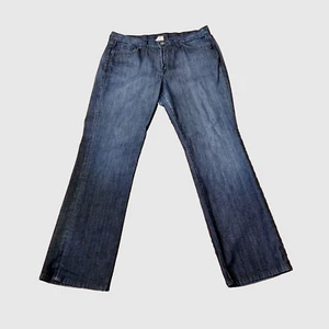 Pantalones de mezclilla Lucky Brand para mujer 12/31 Rider azules hechos en EE. UU. ligeros angustiantes - Imagen 1 de 8