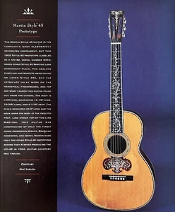 Martin Style 45 Prototyp Gitarre Fotodruck Werbung - Mac Yasuda - Bild 1 von 1