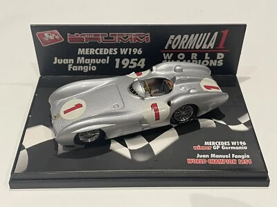 Mercedes W196 Streamliner GP Argentina 1954 Juan Manuel Fangio F1 1/43 Brumm - Photo 1/2