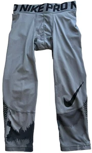 Nike Pro Hypercool Camo Compression Tights Mens Small Camo Grey Gym Sport Pants - Picture 1 of 12