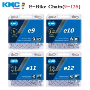 KMC E-Bike Chain e8 e9 e10 e11 e12 EPT Bicycle Chains 6/7/8/10/11/12 Speed 136L - Picture 1 of 15