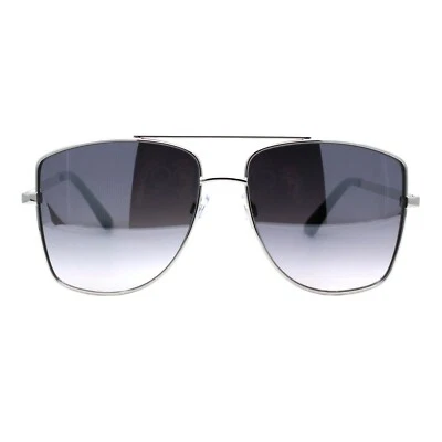 Gafas de sol de la Fuerza Aérea unisex moda marco cuadrado de metal tonos piloto UV 400 Foto 1 de 4