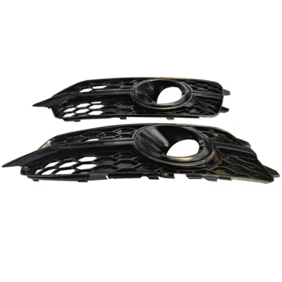 2x Bisel de rejilla de cubierta de luz antiniebla para parachoques delantero para Audi A6 C7 S Line S6 2011-2014 Foto 1 de 4