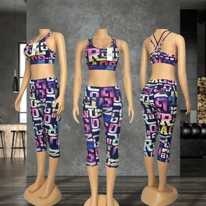 Women's Yoga, Workout, Gym, Running, jogging top & shorts set - Picture 1 of 22