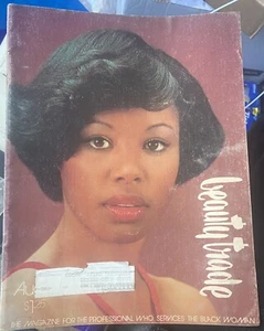 1976 African-American BEAUTY TRADE Magazine of Black Women’s Hairstyles 34 Pages - Picture 1 of 6