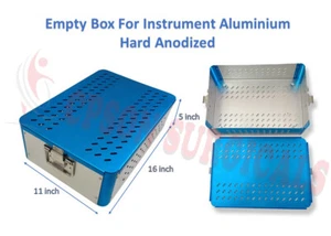 Veterinary Empty Aluminium Case Box for Instrument 16' x 11" x 5" Dimension - Picture 1 of 7
