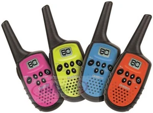 Uniden UH35-4 UHF 4 Handheld 80Ch Radio Walkie Talkies +2 Belts Quad Colour - Picture 1 of 2