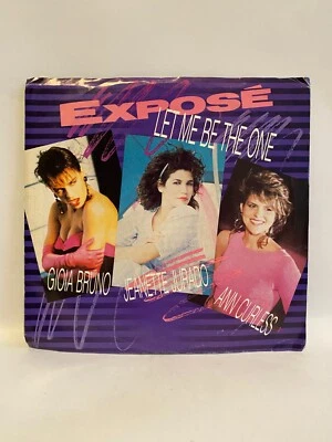 Expose: Let Me Be The One / Love Is Our Destiny 7 дюймов 45 об/мин винил #9617 стерео почти как новый - Изображение 1 из 4