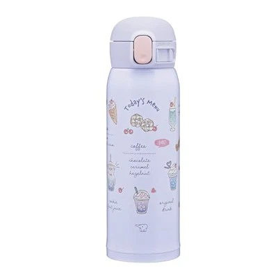 Taza de acero inoxidable para niños Zojirushi Mahobin SM-WH48-VZ 16,9 fl oz (480 Foto 1 de 4
