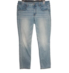 American Eagle Damengröße 12 hellblau Super Stretch Jegging Jeans 31 x 27 - Bild 1 von 2