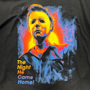 Camiseta Michael Myers Talla XL Negra La Noche Llegó a Casa Halloween Camiseta - Imagen 1 de 3