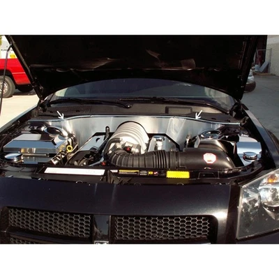Cortafuegos de acero inoxidable cepillado para Chrysler/Dodge Charger/Magnum/300 SRT8 2005-2010 Foto 1 de 2