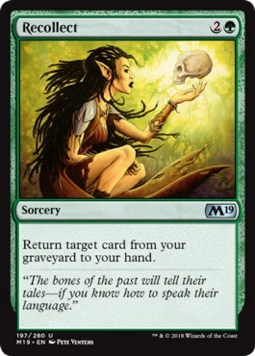 x1 Recollect - Core Set 2019 (M19) - NM - MTG - Image 1 of 1