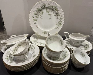 Juego de vajilla vintage Franconia Krautheim Hawthorn servicio para 6 - 38 piezas - Imagen 1 de 13