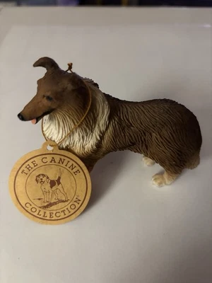 Figura de perros The Canine Collection Rough Collie rara con etiquetas aspecto realista Foto 1 de 4