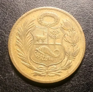 1964 Peru Sol De Oro Coin - Picture 1 of 2