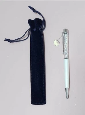 Bolígrafo Hello Kitty rosa Swarovski casi como nuevo colaboración Japón envío gratuito Foto 1 de 4