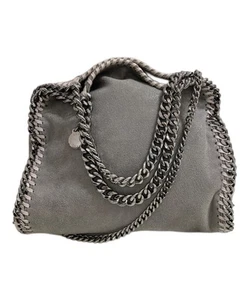 STELLA McCARTNEY Falabella Mini 2WAY Chain Bag 371223 W9132 gray - Picture 1 of 9