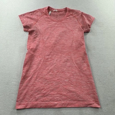 Camisa Lululemon Swiftly Tech para mujer 8 rosa sin costuras manga corta para correr Foto 1 de 4