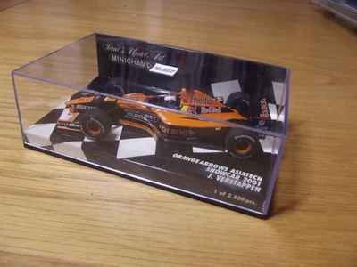 MINICHAMPS ORANGE ARROWS ASIATECH SHOWCAR 2001 1/43 SCALE MODEL 430 010084 - Image 1 of 4