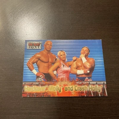 2001 Fleer WWF Raw is War - Molly Holly, Hardcore Holly, Crash Holly #79 (RC) - Image 1 of 2