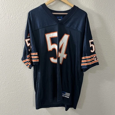 Camiseta deportiva de fútbol americano vintage para hombre XL Adidas Chicago Bears Brian Urlacher #54 NFL Foto 1 de 4