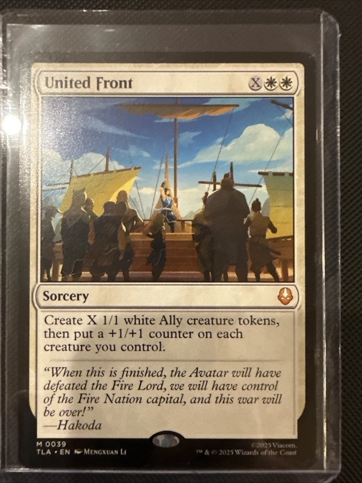MTG United Front [Mythic Rare] Avatar TLA 0039 Sorcery Token Finisher NM - Image 1 of 4