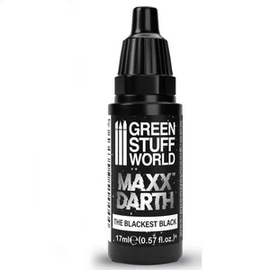 Green Stuff World - Maxx Darth Black Paint 17ml - Picture 1 of 1