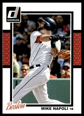 2014 Donruss Mike Napoli Boston Red Sox #80 - Image 1 of 2