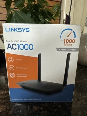 LinkSys AC1000 Dual-Band WiFi 5 Router 1000Mbps NEW - Image 1 of 4