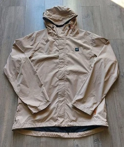 Dutch Bros Coffee Men's Jacket X-Large  Coffee Rain Coat Logo Full Zip Hooded - Picture 1 of 24