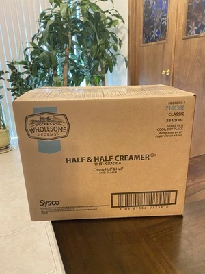 Crema clásica Wholesome Farms control de media y media porción aséptica 9 ml, 384 ct Foto 1 de 4