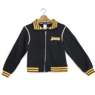 Chaqueta de Pista Universitaria Reebok NBA LA Lakers Talla Grande 14 Niños Cremallera Fanático del Baloncesto Foto 1 de 4