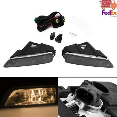 Black Lens Fog Lights + Switch For 2003-2007 Honda Accord / 2004-2008 Acura TL - Image 1 of 4