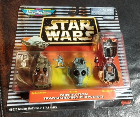 Star Wars micro machines mini action transforming head playsets Cover