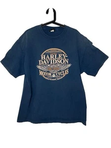 Harley Davidson Mens XL Shirt Carolina Coast HD North Carolina Motorcycle Boat - Picture 1 of 12