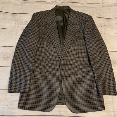 Blazer Abrigo Deportivo Pierre Balmain 40 Largo Lana Pecho Único 2 Botones Foto 1 de 4