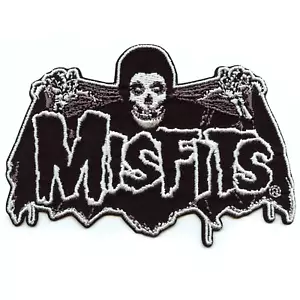 Misfits Old School Bat Fiend Patch Punk Rock Band Embroidered Iron On - Picture 1 of 2