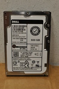 LOT OF 2 Dell 600GB 12Gbps 15K Server 12Gb SAS HDD 2.5 inch hard drive - Picture 1 of 5
