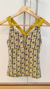 Royal Robbins Active Sports Vest Top With Support Bra Line Green Size XS - Picture 1 of 9