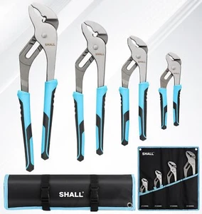 4piece Groove Joint Pliers Set 12/10/8/6 Inch Adjustable Water Pump Pliers With - Picture 1 of 7