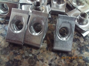 3/8 - 16 Stainless Steel U -Style Clip-On Nut,U-Type Fasteners (Pack of 10) - Picture 1 of 2