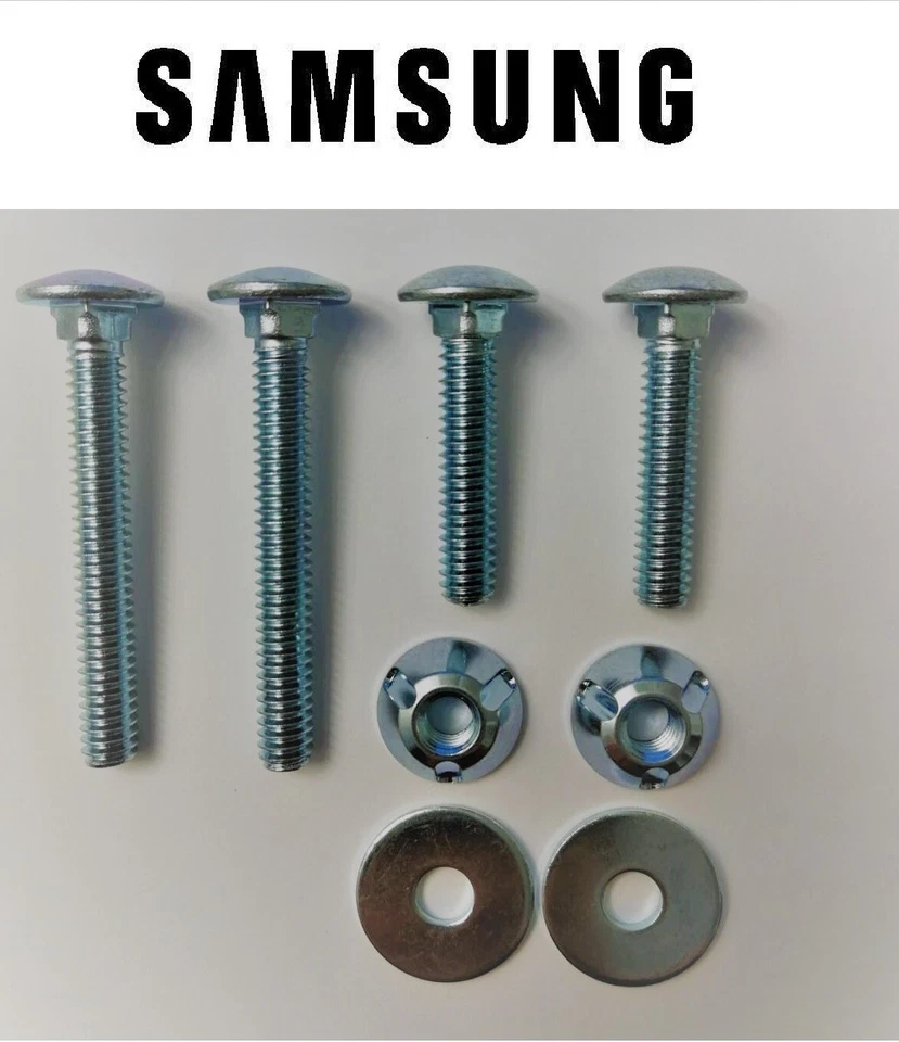 Original Samsung TV Wandhalterungsschrauben M6 Schrauben 2 x50mmx6mm 2 x30mmx6mm - Bild 1 von 2