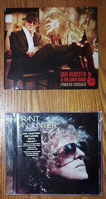 IAN HUNTER (Mott The Hoople) RANT 2 CD LOT Fingers Crossed + Rant Ships Free VG - Image 1 of 4