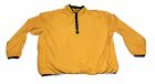 Vintage 1990s NIKE Half-Zip Windbreaker Jacket in Yellow Sz Large Spell Out